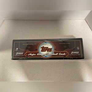 Topps 2003 Major League Baseball cards
Sealed